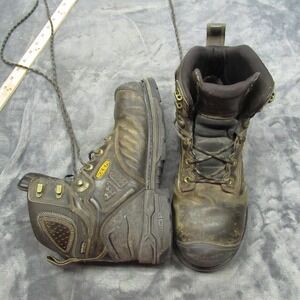 KEEN Utility Men 10D Work Boots Waterproof Philadelphia Carbon Fiber Hard Toe‎